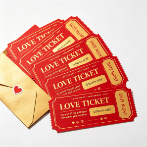 Custom Printed Event Tickets And Gift Vouchers