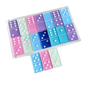 Acrylic Double 6 Domino Set