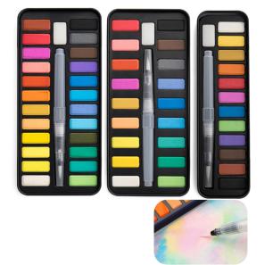 Portable Solid Watercolor Paint Set