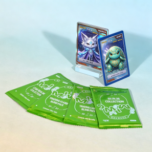 Custom Holographic Collectible Card Blind Packs