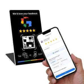 NFC Tap To Review Table Stand