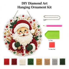 Acrylic Diy Faux Pearl Art Hanging Ornament Kit