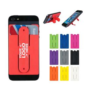 Silicone Phone Wallet With Stand