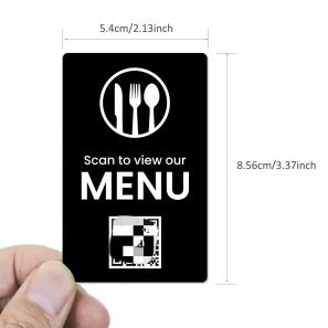 NFC Smart Menu Card